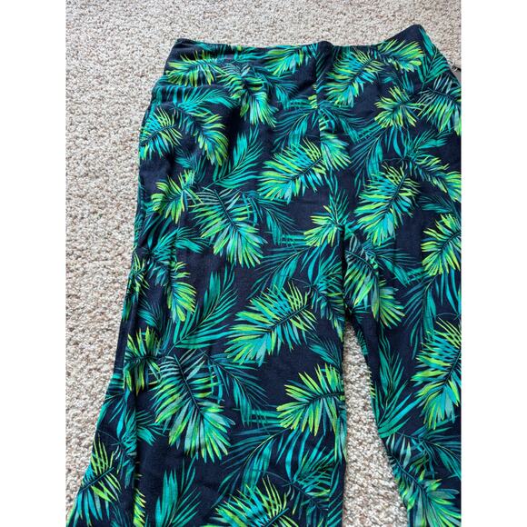 Soft Surroundings Capri Pants, Linen Blend; size XL, Tropical Print, NWT - Picture 9 of 10